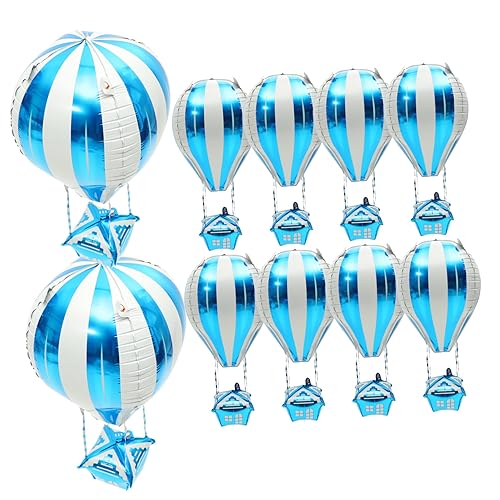 Garneck 50 Stück Heißluftballon Geburtstagsfeier Flugzeug-dekor Hochzeitsdekorationen Weihnachtsschmuck Partydekoration 4d Aluminiumfolie Junge Alles Zum Geburtstag von Garneck