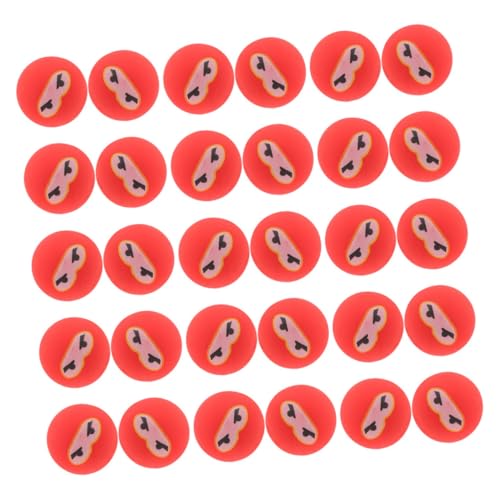 Garneck 50 Stück Hochelastische Bälle, Kleine Gummi-hüpfbälle, Dekorative Kleine Hüpfbälle, Ninja-muster, Weiche Bälle, Gummi-hüpfbälle, Kleine Wurfbälle von Garneck