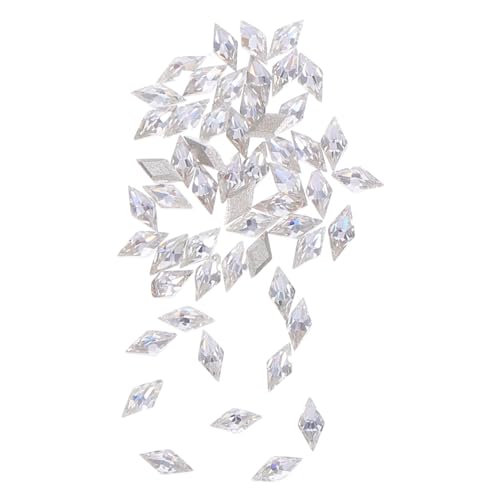 Garneck 50 Stück Mini Prismatic Manicure funkelnde Nagelcharme Nagelkunstzubehör Nagelperlen aus Kristall Strassnagel -Edelsteine Bunte Nageledelsteine Nagelsteine Nagelbling Zirkon Silber Garneck 50 Stück Mini Prismatic Manicure funkelnde Nagelcharme Nagelkunstzubehör Nagelperlen aus Kristall Strassnagel -Edelsteine Bunte Nageledelsteine Nagelsteine Nagelbling Zirkon Silber von Garneck