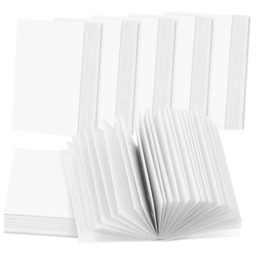 Garneck 50 Stück Miniaturbücher für Puppenhaus Leere Kleine Notizbücher Vielseitige Mini Schreibhefte für Basteln und Dekoration Leichte Mini Bücher mit Blanko Seiten für von Garneck