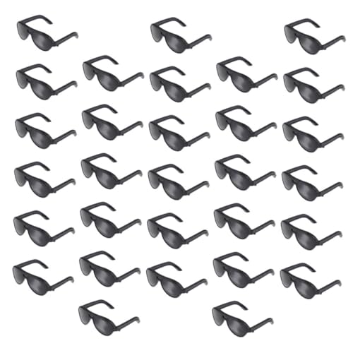Garneck 50 Stück Puppenbrille Kleine Puppensonnenbrille Bastel- Mini Mini-Puppen-Brille Mini-Sonnenbrillen Basteln Miniatur- Für Puppen Black Plastik Garneck 50 Stück Puppenbrille Kleine Puppensonnenbrille Bastel- Mini Mini-Puppen-Brille Mini-Sonnenbrillen Basteln Miniatur- Für Puppen Black Plastik von Garneck