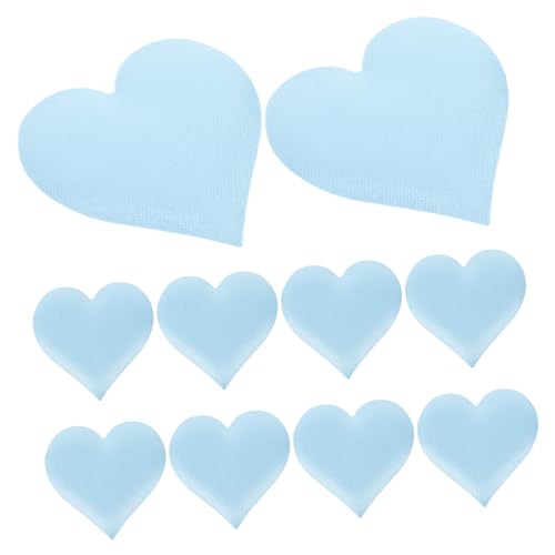 Garneck 500 Stück Hochzeitsdekoration Schwamm heiraten Herzen Dekorationen Rezeption schicken Blume Gewebe Konfetti Valentinstag Herz Girlande Herzblätter Valentinstag Streusel Himmelblau von Garneck