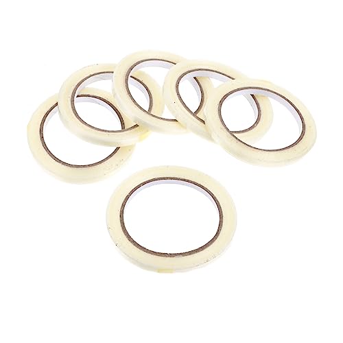 Garneck 6 Rollen Glasfaserband Streifen mit Kleber Umreifung Teppichband dünn Weiß multifunktionales klebeband gentle tape durchsichtiges Klebeband Wickelbänder Glasfasergewebe Transparent Garneck 6 Rollen Glasfaserband Streifen mit Kleber Umreifung Teppichband dünn Weiß multifunktionales klebeband gentle tape durchsichtiges Klebeband Wickelbänder Glasfasergewebe Transparent von Garneck