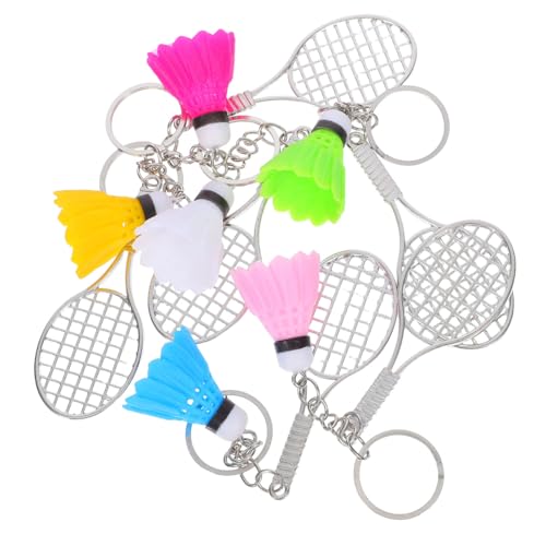Garneck 6 Stück Alloy Racket und Shuttlecock Charms Sport Accessoires für Taschen Schlüssel und Dekorationen für Sportliebhaber Garneck 6 Stück Alloy Racket und Shuttlecock Charms Sport Accessoires für Taschen Schlüssel und Dekorationen für Sportliebhaber von Garneck