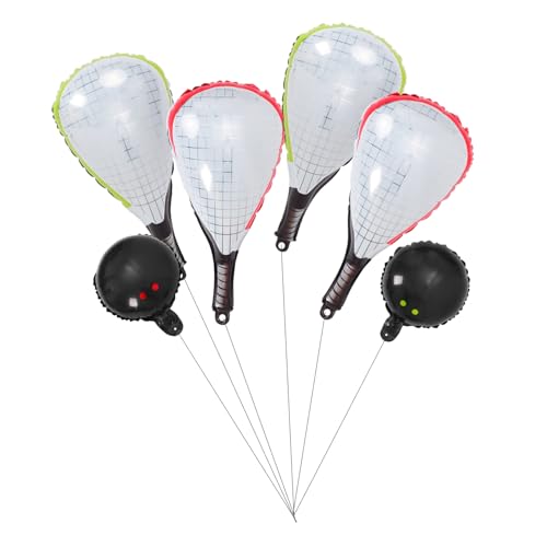 Garneck 6 Stück Aufblasbare Tennisracket Ballons für Sport Motto Geburtstagsfeiern Wiederverwendbare Dekoration für Männer Frauen Garneck 6 Stück Aufblasbare Tennisracket Ballons für Sport Motto Geburtstagsfeiern Wiederverwendbare Dekoration für Männer Frauen von Garneck