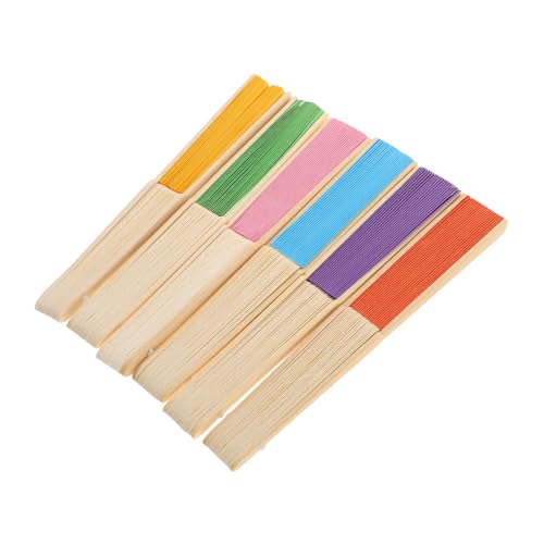 Garneck 6 Stück Bunte DIY Papierfaltfächer für Teiliges Blanko Handfächer zum Malen für Vorschule Kunstbedarf Partys und Outdoor Aktivitäten Garneck 6 Stück Bunte DIY Papierfaltfächer für Teiliges Blanko Handfächer zum Malen für Vorschule Kunstbedarf Partys und Outdoor Aktivitäten von Garneck