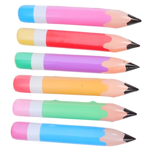 Garneck 6 Stück Bunte Inflatable Bleistiftballons Gigantische Aufblasbare Deko für Klassenzimmer und Feste Luftballon für Back To School und Abschlussfeiern Praktische Fotorequisiten Garneck 6 Stück Bunte Inflatable Bleistiftballons Gigantische Aufblasbare Deko für Klassenzimmer und Feste Luftballon für Back To School und Abschlussfeiern Praktische Fotorequisiten von Garneck