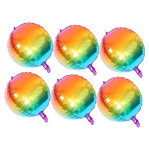 Garneck 6 Stück Farbverlaufsballons Regenbogenballons Für Geburtstagsparty Dekoration Dekorative Ballons Farbverlaufsballons Konfetti Rosa Ballons Partyballons Groovige Garneck 6 Stück Farbverlaufsballons Regenbogenballons Für Geburtstagsparty Dekoration Dekorative Ballons Farbverlaufsballons Konfetti Rosa Ballons Partyballons Groovige von Garneck