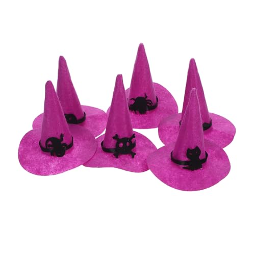 Garneck 6 Stück Teiliges Filz Hexenhut mit Klassischen Halloween Motiven Weichem Material und Wiederverwendbarem Design für DIY Dekorationen Puppen Haustiere und Kostümzubehör bei Partys Garneck 6 Stück Teiliges Filz Hexenhut mit Klassischen Halloween Motiven Weichem Material und Wiederverwendbarem Design für DIY Dekorationen Puppen Haustiere und Kostümzubehör bei Partys von Garneck