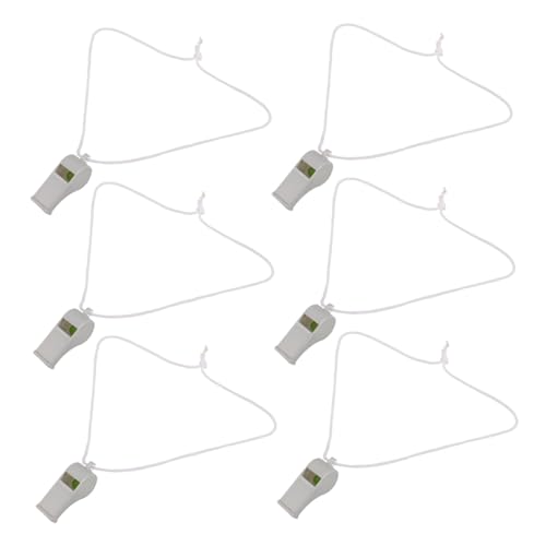 Garneck 6 Stück jubelt Pfeife Sportschiedsrichter pfeift Trainingspfeife Partypfeife thematische Gastgeschenke Süße Pfeife Partyartikel für Sportpfeifen Plastik Silber Garneck 6 Stück jubelt Pfeife Sportschiedsrichter pfeift Trainingspfeife Partypfeife thematische Gastgeschenke Süße Pfeife Partyartikel für Sportpfeifen Plastik Silber von Garneck
