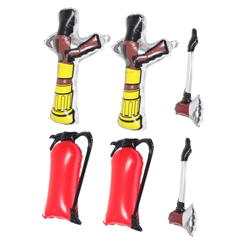 Garneck 6-teilige Feuerwehr-geburtstagsparty-dekorationen: Aufblasbarer Hydrant, Feuerlöscher, Gefälschte, Luftballons, Requisitenspielzeug Für Feuerwehrmänner, Jungen Und Mädchen, Garneck 6-teilige Feuerwehr-geburtstagsparty-dekorationen: Aufblasbarer Hydrant, Feuerlöscher, Gefälschte, Luftballons, Requisitenspielzeug Für Feuerwehrmänner, Jungen Und Mädchen, von Garneck