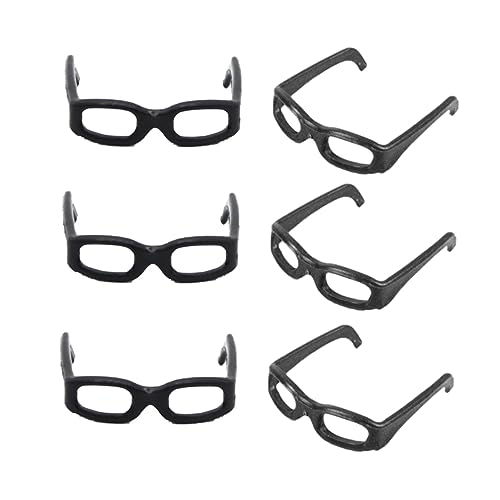 Garneck 60 Stück Schwarze Rahmenbrillenspielzeug Gläser Puppe Mini Mode Trendige Brille winzig kleine Brille Prop Kostüm Brille Plastik Black Garneck 60 Stück Schwarze Rahmenbrillenspielzeug Gläser Puppe Mini Mode Trendige Brille winzig kleine Brille Prop Kostüm Brille Plastik Black von Garneck