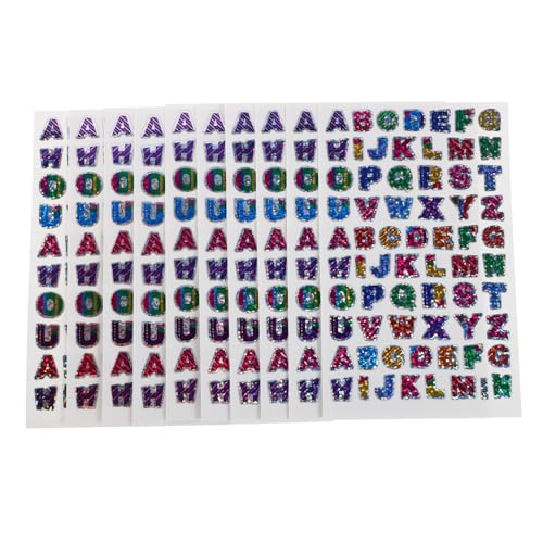 Garneck 60blätter Bunte Glitzerbuchstaben-Aufkleber Für Junge Mädchen Selbstklebende Alphabet-Sticker Für Schulprojekte Bastelarbeiten Und Dekoration Lernspielzeug Für Vorschulkinder Garneck 60blätter Bunte Glitzerbuchstaben-Aufkleber Für Junge Mädchen Selbstklebende Alphabet-Sticker Für Schulprojekte Bastelarbeiten Und Dekoration Lernspielzeug Für Vorschulkinder von Garneck