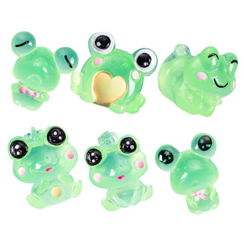 Garneck 6Stücke Leuchtende Froschfiguren aus Harz für Tischdekoration Deko für Garten DIY Projekte Frosch Mikro Dekorationen für Kreative Bastelarbeiten Garneck 6Stücke Leuchtende Froschfiguren aus Harz für Tischdekoration Deko für Garten DIY Projekte Frosch Mikro Dekorationen für Kreative Bastelarbeiten von Garneck