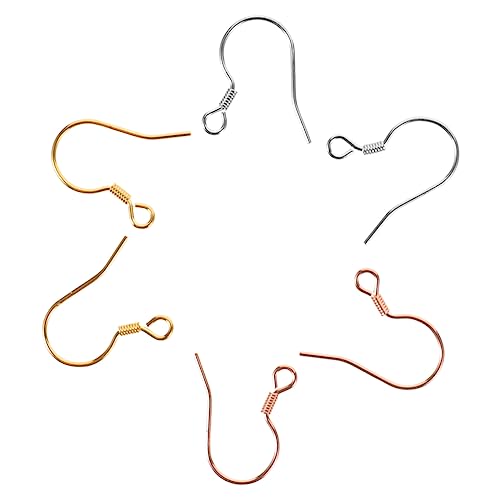 Garneck 6Stücke Teiliges Ohrhaken für DIY Schmuckherstellung für Ohrringe Bastelzubehör Handgefertigte Ohrringe Platin und Roségold Garneck 6Stücke Teiliges Ohrhaken für DIY Schmuckherstellung für Ohrringe Bastelzubehör Handgefertigte Ohrringe Platin und Roségold von Garneck
