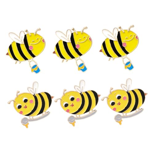 Garneck 6pcs Süße Biene Brosche Stifte Für Kinder Cartoon Tierbrosche Vielseitige Brosche Für Kleidung Und Taschen Stilvolle Metallbiene Brosche Garneck 6pcs Süße Biene Brosche Stifte Für Kinder Cartoon Tierbrosche Vielseitige Brosche Für Kleidung Und Taschen Stilvolle Metallbiene Brosche von Garneck
