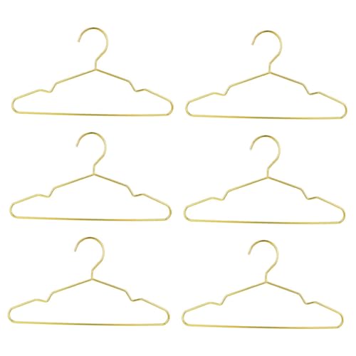 Garneck 6stücke Goldene Mini-kleiderbügel Für Puppen Hochwertige Puppenkleider-hänger Für Spielzeug Kleidung Für Puppenhaus Und Accessoires Leicht Und Platzsparend Garneck 6stücke Goldene Mini-kleiderbügel Für Puppen Hochwertige Puppenkleider-hänger Für Spielzeug Kleidung Für Puppenhaus Und Accessoires Leicht Und Platzsparend von Garneck