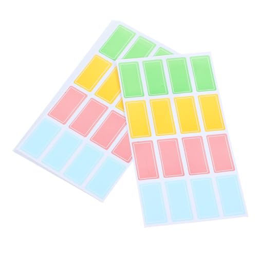 Garneck 70 Blatt Selbstklebende Preisetiketten Wasserdichte Blanko Aufkleber für Büro Zuhause Schule Vielseitige und Nummernaufkleber für Kreative Anwendungen von Garneck