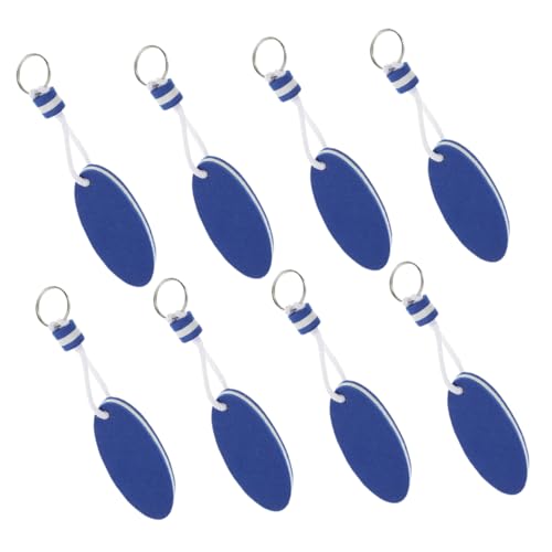 Garneck 8 Ovale Schlüsselanhänger Schlüsselanhänger Zum Angeln Wassersport Schwimmer Schwimmer Schlüsselanhänger Bootfahren Kajak Schlüsselanhänger Boot Schwimmender von Garneck