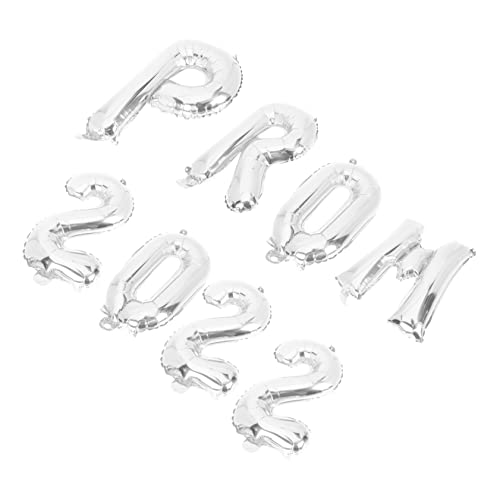 Garneck 8 Stück Ballonanzug Grad Ö Abschlussballon 2022 Rosa classroom decorations ballons hängende Ornamente für Partys Dekorationen für Abschlussfeiern Aluminiumfolie Silver von Garneck