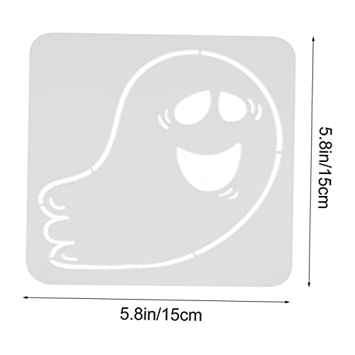 Garneck 8 Stück Teiliges Halloween Schablonen Vielseitige Diy Stencil Vorlagen für Wände Böden Stoffe Möbel Einfache Anwendung für Gruselige Halloween Deko und Bastelprojekte von Garneck