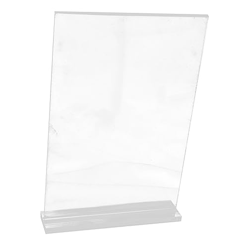 Garneck A4 vertikales Menüzeichen Etikettenständer für den Schreibtisch Menüs Präsentationsständer Menüanzeige durchsichtiger Schildhalter Tischmenühalter Menü -Anzeigehalter Acryl Weiß Garneck A4 vertikales Menüzeichen Etikettenständer für den Schreibtisch Menüs Präsentationsständer Menüanzeige durchsichtiger Schildhalter Tischmenühalter Menü -Anzeigehalter Acryl Weiß von Garneck