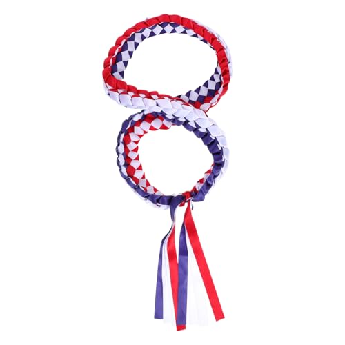 Garneck Abschluss Leis Halskette Satinband Handgewebt Lagig für Abschlussfeiern Zeremonien und Partys Perfektes für Studenten und Absolventen Garneck Abschluss Leis Halskette Satinband Handgewebt Lagig für Abschlussfeiern Zeremonien und Partys Perfektes für Studenten und Absolventen von Garneck