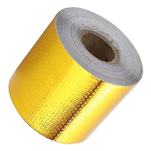 Garneck Aluminiumklebeband Hitzebeständiges Klebeband Für Rohrreparatur Hochtemperaturisolierung Für Autoabgasanlagen Reparaturset Langlebig Leicht von Garneck