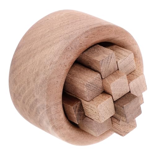 Garneck Aromatischer Holz Diffusor für Ätherische Öle Dekoratives Duftöl Ornament aus Walnussholz Feuerloser Aromazerstäuber für Büro Wohnzimmer Badezimmer und Haushaltsdekor von Garneck