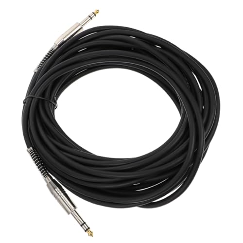Garneck Audioleitung Bassgitarre Lautsprecherkabel gitarre Instrument Stereo Patchkabel Gitarre Gitarren-Audiokabel Professionelles Gitarrenkabel E-Bass-Audiokabel Umweltschutz-PVC Schwarz Garneck Audioleitung Bassgitarre Lautsprecherkabel gitarre Instrument Stereo Patchkabel Gitarre Gitarren-Audiokabel Professionelles Gitarrenkabel E-Bass-Audiokabel Umweltschutz-PVC Schwarz von Garneck