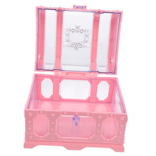 Garneck Aufbewahrungsbox mit Schloss Multifunktionale Kleine Schmuckschatulle für Tragbare Sortierbox für Kleinteile und Dekoration Farbenfrohe Robuste von Garneck