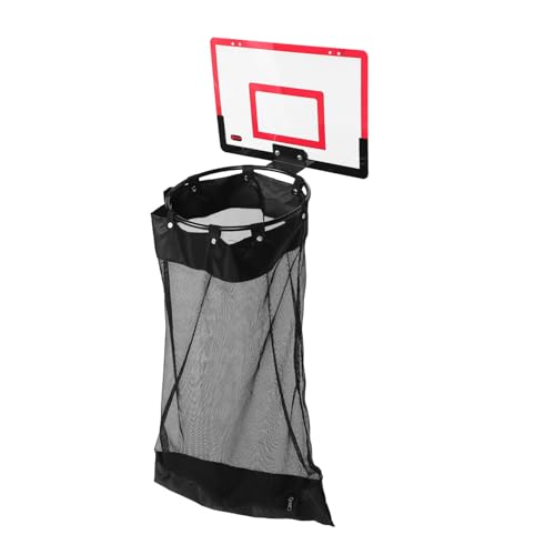 Garneck Basketball Wäschekorb zum Aufhängen über Tür mit Reißverschluss Robuster Netzstoff und Platzsparender Korb für Kinderzimmer Badezimmer und Schlafräume Vielseitiger Organizer für von Garneck
