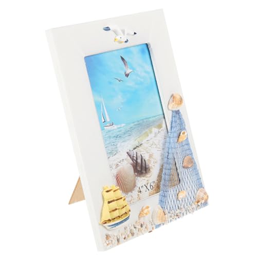 Garneck Bilderrahmen Aus Holz Im Mediterranen Stil Stranddekor Foto-aufbewahrungshalter Für Wohnzimmer Tv-schrank Garneck Bilderrahmen Aus Holz Im Mediterranen Stil Stranddekor Foto-aufbewahrungshalter Für Wohnzimmer Tv-schrank von Garneck