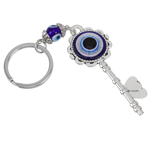 Garneck Blauer Evil Eye Schlüsselanhänger Anhänger Autoschlüssel Karabiner Schmuck Männer Charm Dekoration Geschenkidee für Valentinstag Geburtstag Jubiläum von Garneck