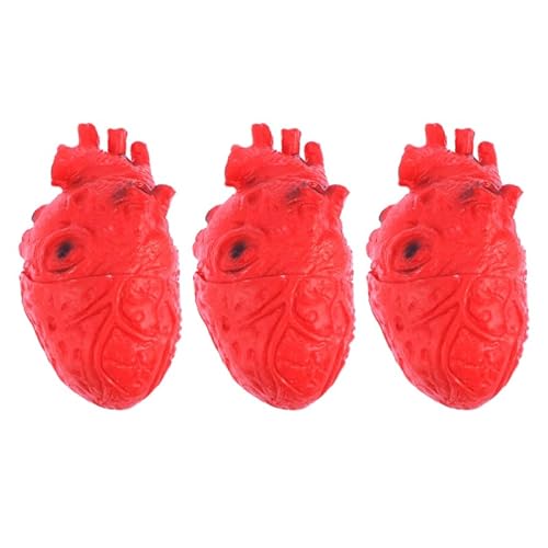 Garneck Blutige Herz Requisite - Realistische Fake Heart Dekoration für Halloween - Spukhäuser und Gruselpartys Herz für gruselige Displays und Streiche Garneck Blutige Herz Requisite - Realistische Fake Heart Dekoration für Halloween - Spukhäuser und Gruselpartys Herz für gruselige Displays und Streiche von Garneck