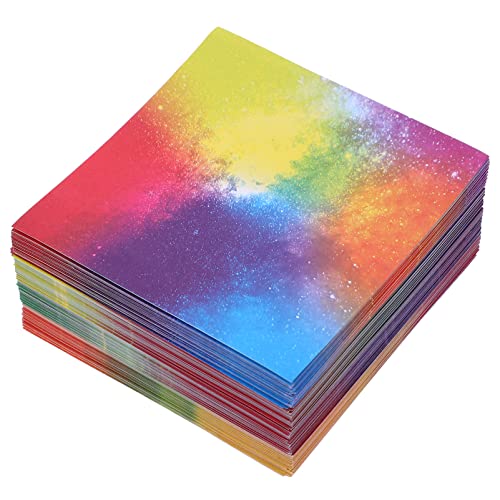 Garneck Buntes Origami Papier Set 400 Blatt in 9.5×9.5 Cm Für Kreative Bastelprojekte – Perfekt Für Weihnachten - Bascetta Sterne - Geschenkboxen Und Scrapbooking Dekorationen von Garneck