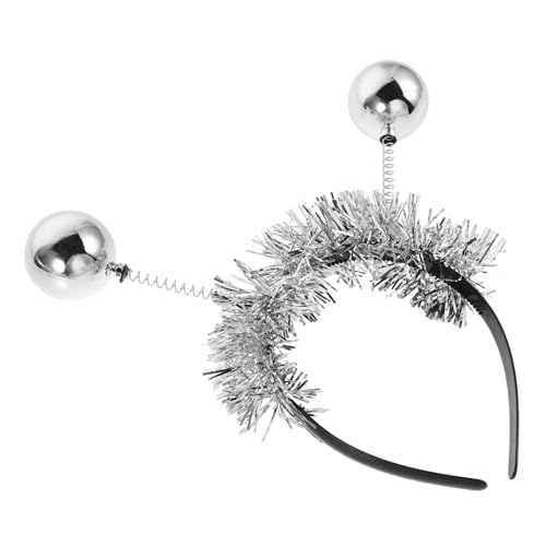 Garneck Discokugel Haarreif für Damen mit LED antennen Einzigartiges Party Karnevalskostümzubehör Trendiger Kopfschmuck für Geburtstage Festivals und Cosplay events Bequem und Langlebig von Garneck