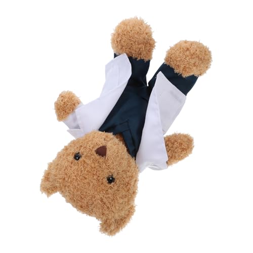Garneck Doktor Stoffbär Medizinisches Plüschspielzeug Bärengestopfte Tiere Arztkostüm für Hund beschreibbare Kuscheltiere Cartoon-Samt Eisbär ausgestopft PP Baumwolle Brown Garneck Doktor Stoffbär Medizinisches Plüschspielzeug Bärengestopfte Tiere Arztkostüm für Hund beschreibbare Kuscheltiere Cartoon-Samt Eisbär ausgestopft PP Baumwolle Brown von Garneck
