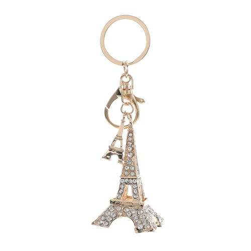 Garneck Eiffelturm Schlüsselanhänger mit Strass Zinklegierung Charm Anhänger für Tasche und Schlüssel Filigraner Schmuck als Geschenkidee Vielseitiger Handtaschen und Rucksackanhänger Garneck Eiffelturm Schlüsselanhänger mit Strass Zinklegierung Charm Anhänger für Tasche und Schlüssel Filigraner Schmuck als Geschenkidee Vielseitiger Handtaschen und Rucksackanhänger von Garneck