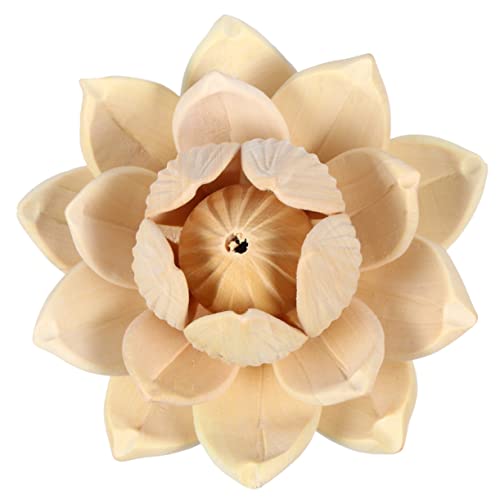 Garneck Elegantes Lotusblüten- Handgefertigt Aus Holz Lotus-Ornament Schreibtisch-schmuck Für Wohnzimmer Garneck Elegantes Lotusblüten- Handgefertigt Aus Holz Lotus-Ornament Schreibtisch-schmuck Für Wohnzimmer von Garneck