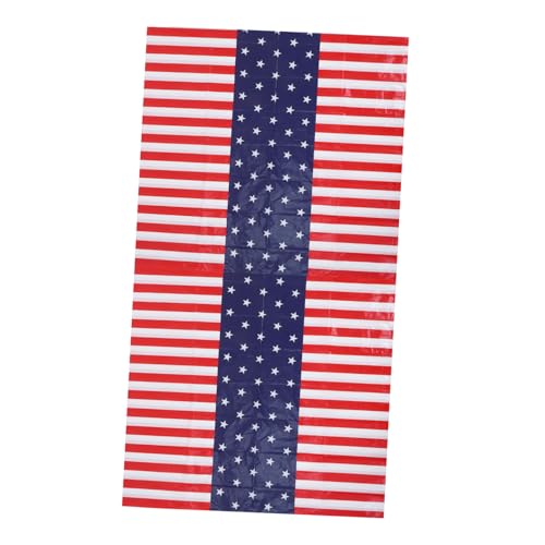 Garneck Flag Tischdecke für Unabhängigkeitstag Wiederverwendbare Pe Tischdecke mit Amerikanischem Flaggenmuster für Patriotische Partys und Feierlichkeiten für Festdekoration von Garneck