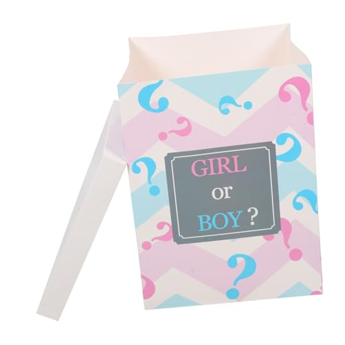 Garneck Große Gender Reveal Ballonbox Für Jungen Oder Mädchen – Perfekte Geschlechtsoffenbarung Box Für Babyparty Und Gender Reveal Party Spiele 39-9 x 30 x 30 Cm in Rosa Und Blau Garneck Große Gender Reveal Ballonbox Für Jungen Oder Mädchen – Perfekte Geschlechtsoffenbarung Box Für Babyparty Und Gender Reveal Party Spiele 39-9 x 30 x 30 Cm in Rosa Und Blau von Garneck