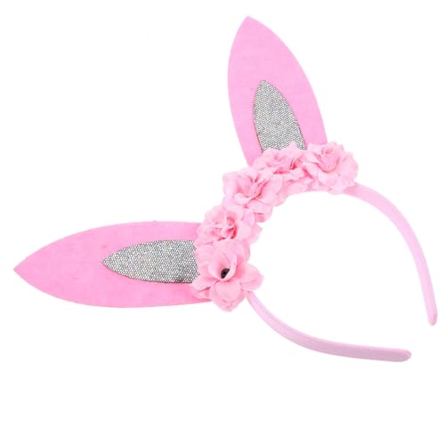 Garneck Haarreif mit Hasenohren und Blumen Dekoratives Stirnband für Frauen und Leichtes Komfortables Party Accessoire für Kostüm Karneval Ostern und Festtagsfeiern Garneck Haarreif mit Hasenohren und Blumen Dekoratives Stirnband für Frauen und Leichtes Komfortables Party Accessoire für Kostüm Karneval Ostern und Festtagsfeiern von Garneck