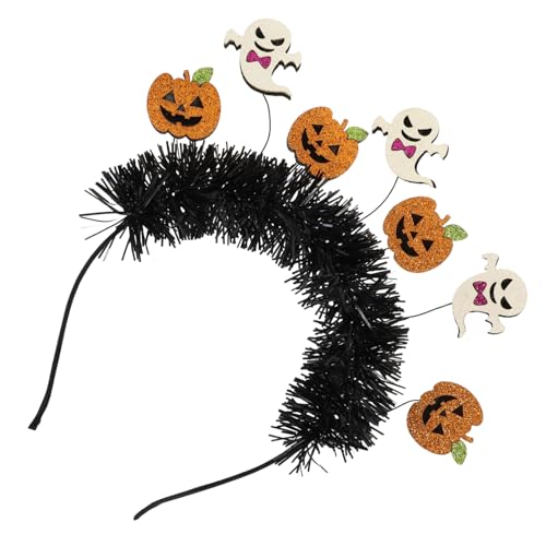 Garneck Halloween Haarreif Ghost Pumpkin Stirnband Halloween Kostüm Haarschmuck für Damen von Garneck