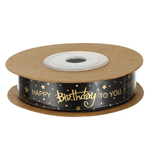 Garneck Happy Birthday Geschenkband 1-9 – Schwarzes Satinband Mit „Happy Birthday-Aufdruck 1 5 Cm Breit Ideal Für 60 Geburtstag Dekoration Und Geschenkverpackung Garneck Happy Birthday Geschenkband 1-9 – Schwarzes Satinband Mit „Happy Birthday-Aufdruck 1 5 Cm Breit Ideal Für 60 Geburtstag Dekoration Und Geschenkverpackung von Garneck