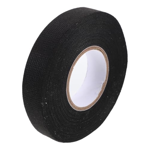 Garneck Hitzebeständiges Kabelbaum Klebeband Schwarz Chemiefaser Isolierband für Elektrische Anwendungen im Auto Wasserfest Flammhemmend für Vielseitige Anwendungen von Garneck