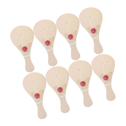 Garneck Holz Paddleball Spielzeug 8 Stücke Selbstgemacht Malspielzeug für Kinder Unbehandeltes Holz Kreative Bastelaktivitäten für Eltern Kind Interaktionen Garneck Holz Paddleball Spielzeug 8 Stücke Selbstgemacht Malspielzeug für Kinder Unbehandeltes Holz Kreative Bastelaktivitäten für Eltern Kind Interaktionen von Garneck
