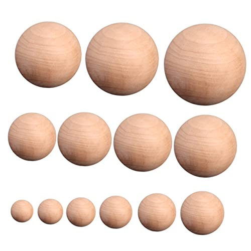 Garneck Holzkugeln 40 Mm Ohne Loch – 5 Stück Unlackierte Bastelkugeln Für DIY-Projekte - Fotorequisiten Und Kreative Heimdekorationen Perfekt Für Ihre Bastelideen von Garneck
