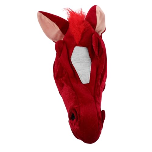 Garneck Horse Head Hat Pferdemaskottchen Kostüm Tierkopf Design Realistisch für Karneval Fasching Bühnenauftritte und Rollenspiele Vielseitiges Verkleidungszubehör Garneck Horse Head Hat Pferdemaskottchen Kostüm Tierkopf Design Realistisch für Karneval Fasching Bühnenauftritte und Rollenspiele Vielseitiges Verkleidungszubehör von Garneck