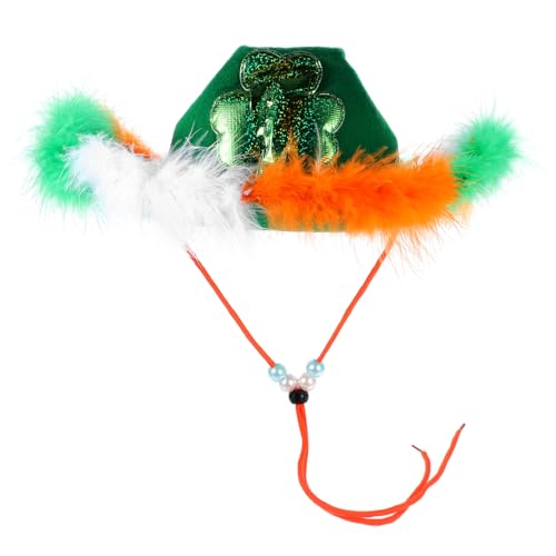 Garneck Irischer Hut Für Patrick's Day Stilvoller Partyhut Mit Festlichem Design Für Feiern Paraden Und Themenpartys Perfektes Kostümzubehör Für Erwachsene von Garneck